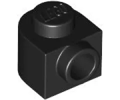 Brick, Round 1 x 1 x 2/3 Half Circle Extended with Stud on Side