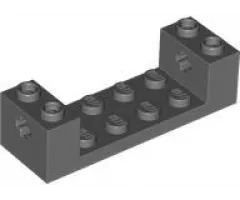 Technic, Brick 2 x 6 x 1 1/3 with Axle Holes and Bottom Stud Holders