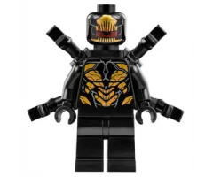 Outrider - Extended Arms, Torso with Long Dark Bluish Gray Tips at Neck