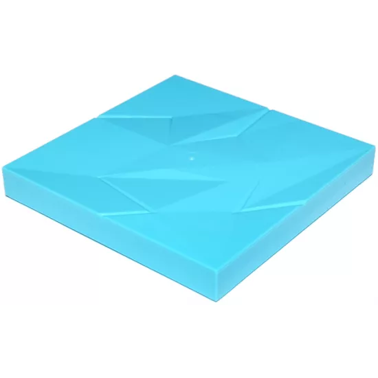 Brick, Modified 6 x 6 x 2/3 No Studs with Ice Crystal Surface Profile