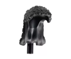 Minifigure, Hair Na'vi, Wide with Braids and Bar at End