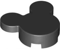 Brick, Round 2 x 2 x 2/3 No Studs with 2 Tile, Round 1 x 1 (Mickey Mouse Head)
