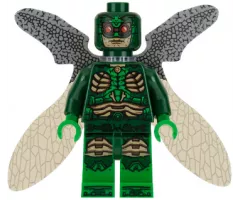 Parademon - Dark Green, Collapsed Wings