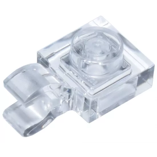 Plate, Modified 1 x 1 with Open O Clip (Horizontal Grip)