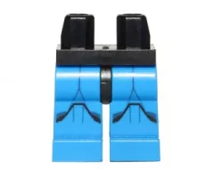 Hips and Blue Legs with SW Armor with Black Knee Markings Pattern (Senate Commando)