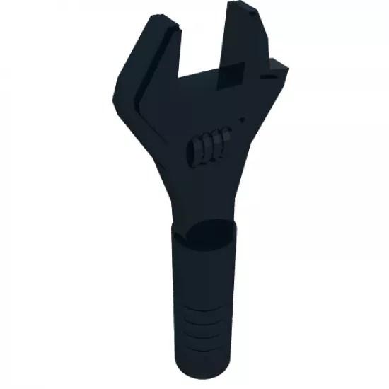 Minifigure, Utensil Tool Adjustable Wrench