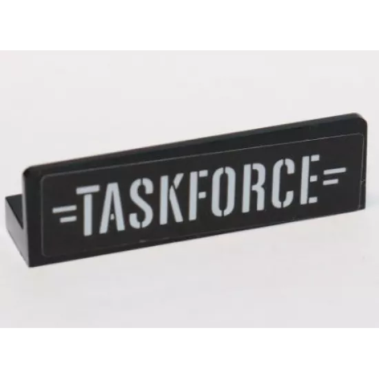 Panel 1 x 4 x 1 with 'TASKFORCE' Pattern (Sticker) - Set 76047