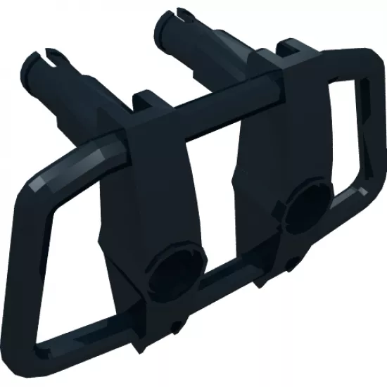 Vehicle Grille 6 x 4 x 3 with Two Pins and Two Pin Holes