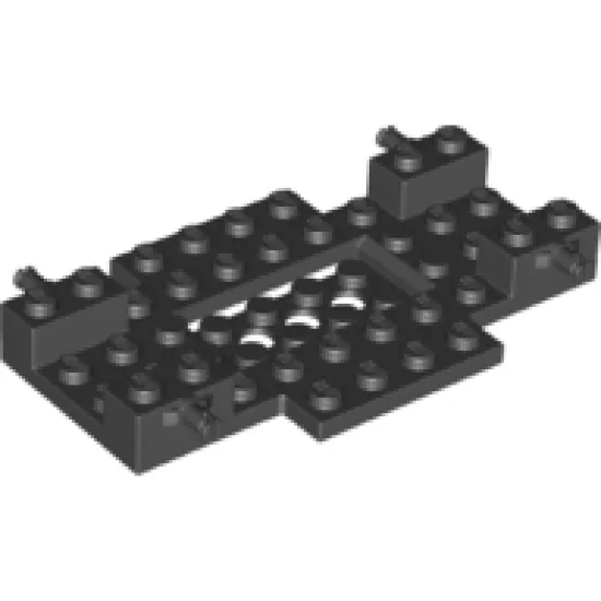 Vehicle, Base 6 x 10 x 1 with 2 x 4 Recessed Center and 2 Holes