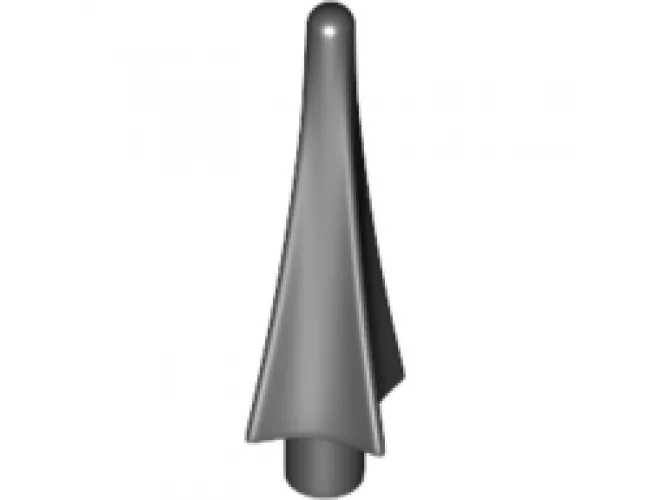 Minifigure, Weapon Spear Tip with Fins
