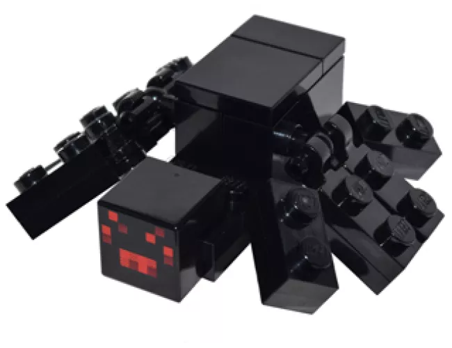 Minecraft Spider - Brick Built