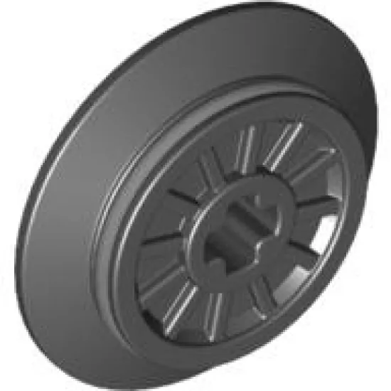 Wheel Train RC, Spoked with Technic Axle Hole and Rubber Friction Band