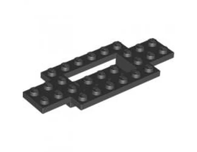 Vehicle, Base 4 x 10 x 2/3 with 4 x 2 Recessed Center with Smooth Underside