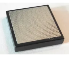 Tile 2 x 2 with Silver Vehicle Mirror Rounded Corners Pattern (Sticker) - Set 8289 (Middle dots smaller than external ones)