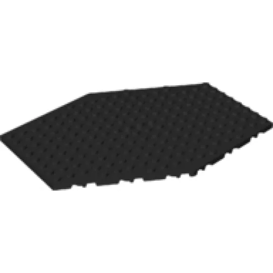 Plate, Modified 14 x 18 Hexagonal with Lowered 2 x 4 Bottom with 3 Pin Holes