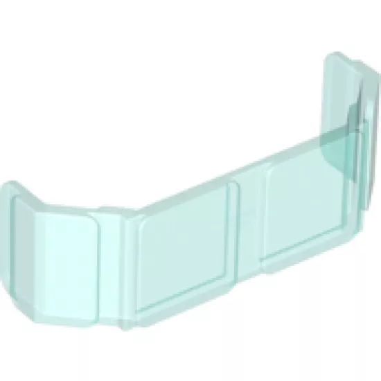 Glass for Train Front 2 x 6 x 2