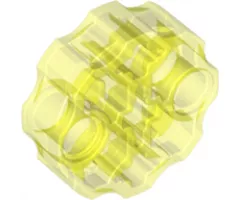 Technic, Connector Axle Block Round with 2 Pin Holes and 3 Axle Holes (Hero Factory Weapon Barrel)