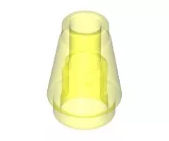 Cone 1 x 1 with Top Groove