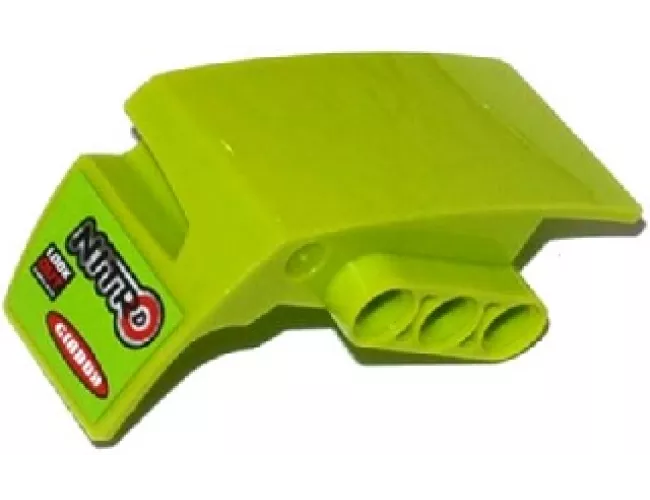 Technic, Panel Car Mudguard Right with 'NITRO', 'LOOK OUT' and 'GIRBON' Pattern (Sticker) - Set 42037