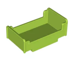 Duplo, Furniture Bed 3 x 5 x 1 2/3