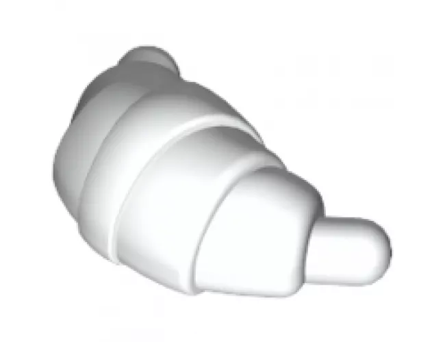 Food & Drink Croissant with Rounded Ends