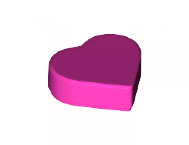 Tile, Round 1 x 1 Heart