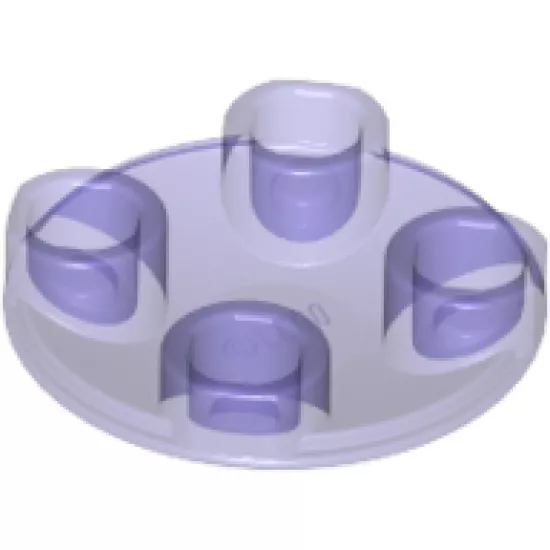 Plate, Round 2 x 2 with Rounded Bottom (Boat Stud)