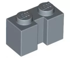 Brick, Modified 1 x 2 with Groove