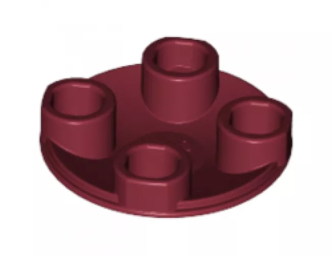 Plate, Round 2 x 2 with Rounded Bottom (Boat Stud)