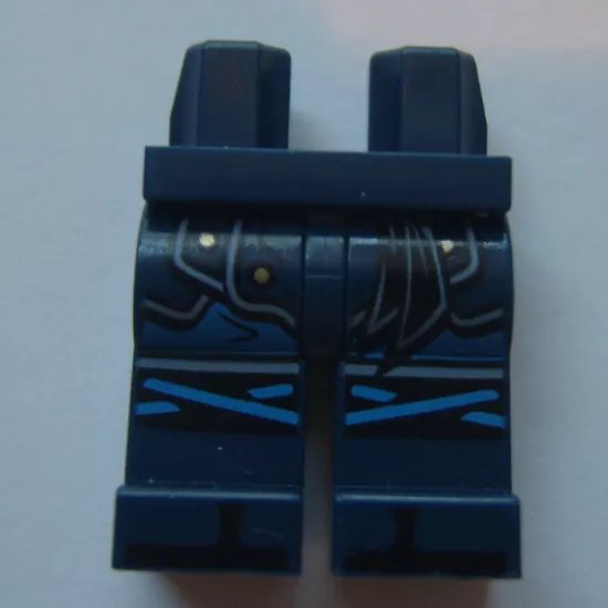 Hips and Legs with Black Sash, Armor, Blue Knee Straps and Black Zoris Pattern