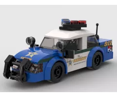 4 Wide Sheriff Patrol Car