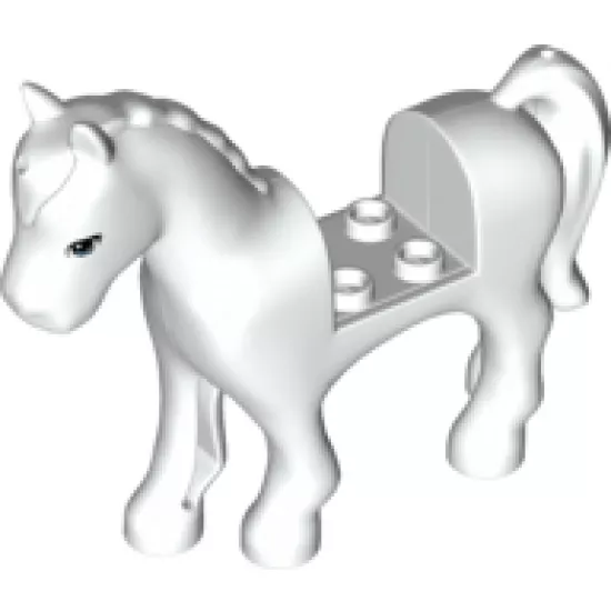 Horse with 2 x 2 Cutout, Blue Eyes Pattern