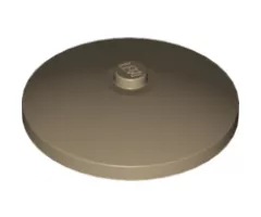 Dish 4 x 4 Inverted (Radar) with Solid Stud