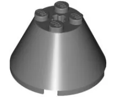 Cone 4 x 4 x 2 with Axle Hole