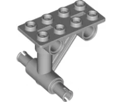 Aircraft Plate, Modified 2 x 4 Thin with Bottom Struts to Pins