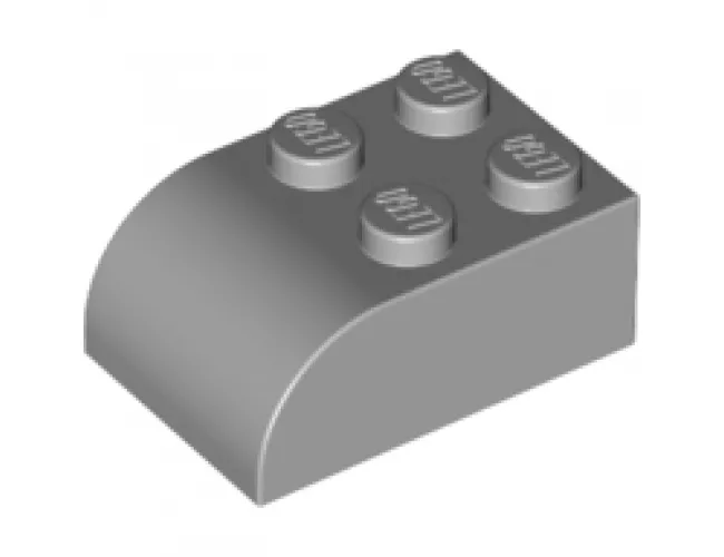 Slope, Curved 3 x 2 x 1 with Four Studs
