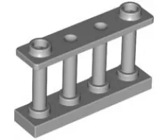 Fence 1 x 4 x 2 Spindled with 2 Studs