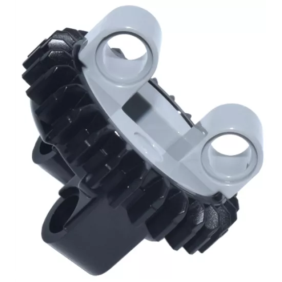 Technic Turntable Small Bottom with Black Technic, Turntable Small Top (99009 / 99010)