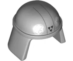 Minifigure, Headgear Helmet SW Imperial Pilot with Imperial Logo and Three Black Triangles Pattern (Imperial Combat Driver)