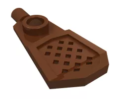 Minifigure, Body Wear Footgear Snowshoe - Long Front End