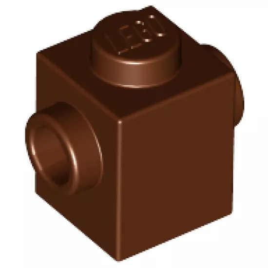 Brick, Modified 1 x 1 with Studs on 2 Sides, Opposite