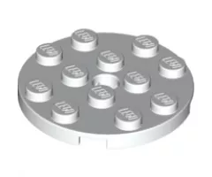 Plate, Round 4 x 4 with Hole
