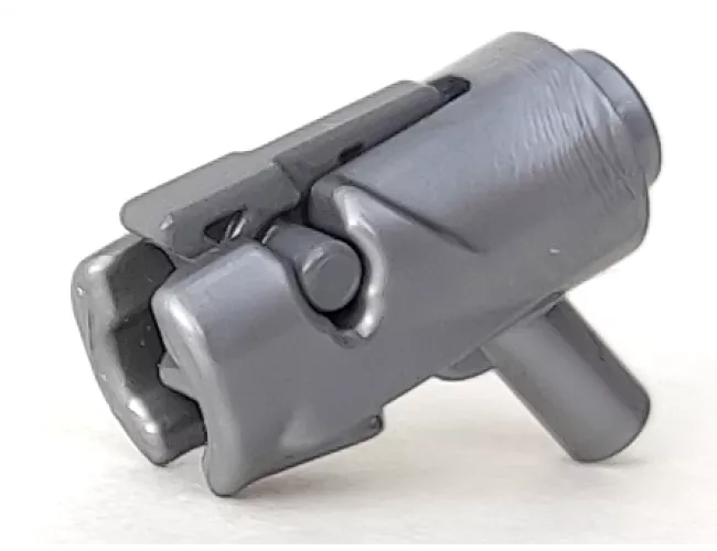 Minifigure, Weapon Gun, Mini Blaster / Shooter with Dark Bluish Gray Trigger (15391 / 15392)