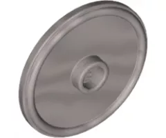 Minifigure, Shield Round with Stud and Ring Around Edge