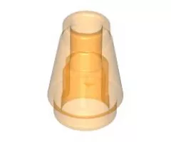 Cone 1 x 1 with Top Groove