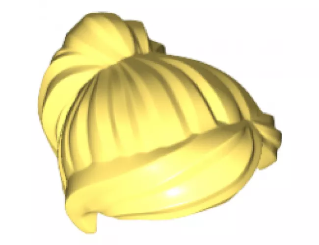 Minifigure, Hair Female Ponytail and Swept Sideways Fringe