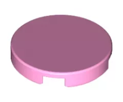 Tile, Round 2 x 2 with Bottom Stud Holder