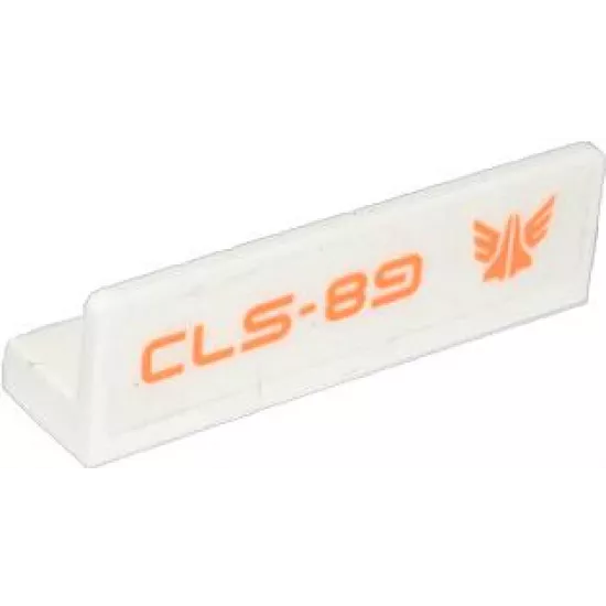 Panel 1 x 4 x 1 with Galaxy Squad Logo and 'CLS-89' Pattern Model Left Side (Sticker) - Set 70707