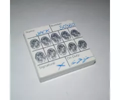 Tile 2 x 2 with Fingerprints File Jack Pattern