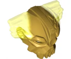 Bionicle, Kanohi Mask of Control with Marbled Trans-Neon Green Pattern